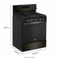 thumbnail image 3 of Whirlpool 30 in 5 Cu Ft Gas Range in White, 3 of 6