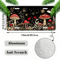 thumbnail image 2 of 1 Pcs 2D Flat License Plate Covers & Frames, Magic Mushroom and Flora For Decorative Front, Waterproof For Decoration Aluminum License Plate Covers & Frames Cover For Men Women, 12" X 6", 2 of 7