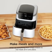 Ninja Air Fryer Pro XL 5-Qt, 3-in-1, 400°F Air Crisp Technology, Nonstick Crisper Plate, AF140WMWH White