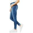 thumbnail image 3 of WallFlower Women's Sassy Skinny High-Rise Insta Soft Juniors Jeans (Standard and Plus), 3 of 3