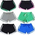 thumbnail image 3 of MesaSe Fast Drying Drawstring Women Shorts Casual Color Block Elastic Waist Short Pants, 3 of 6