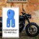 thumbnail image 4 of unbranded 1Par Absorbe Impactos Trasero Para Motocicleta De Aleación Aluminio Moderno, 4 of 6