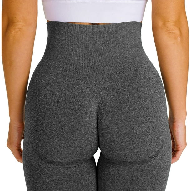 Women's Seamless Leggings High Waist Contour Workout Yoga Pants Butt Lift  Tummy Contouring