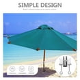 thumbnail image 3 of HEALEEP Wind Protection Umbrella Anchor Iron Umbrella Mount Silver 1Pack, 3 of 8