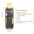 thumbnail image 2 of Yeacher CH341A USB Programmer EEPROM BIOS Flasher Programmable Logic Circuits with SOP8 Flash Clip Suitable for 24/25 Series Chip, 2 of 8