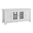 thumbnail image 1 of Meuble TV en Bois 52 Pouces Console de Rangement - Blanc, 1 of 6