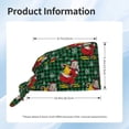 thumbnail image 5 of Xecao Vintage Santa Skiing Green Plaid Print Men Women Adjustable Working Cap with Button Unisex Hats Sweatband, 5 of 7