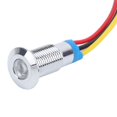 thumbnail image 4 of LED Signal Light, 4 Set Indicator Light Buttons Indicators  For Equipment For Car Modification Red+Yellow, 4 of 8