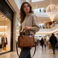 thumbnail image 4 of Sac à Main en Cuir PU pour Femmes / Sac Bandoulière Grande Capacité / Sac à Épaule Réglable pour Usage Quotidien / Sac Compact avec Multiples Compartiments / Sac Fourre-Tout Décontracté pour Voyage, Magasinage et Travail, 4 of 6