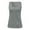Grey, variant on OSOLU Solid Color Women Sleeveless Scoop Neck Ribbed Knit Fitted Tank Tops Basic Tight Shirts Classic Dailywear