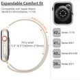 thumbnail image 5 of ZYX Slim Metal Mesh Band for Apple Watch, Women's 16mm Magnetic Loop Strap, Starlight, 38mm/40mm/41mm/42mm(Series 11/10), 5 of 6