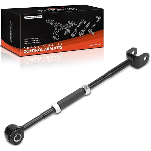A-Premium Rear Left Rearward Lower Control Arm, with Bushing, Compatible with Toyota Camry 2002-2011, Highlander 2001-2003, Avalon 2005-2012, Solara 2004-2008 & Lexus ES300 2002-2003, ES330, ES350