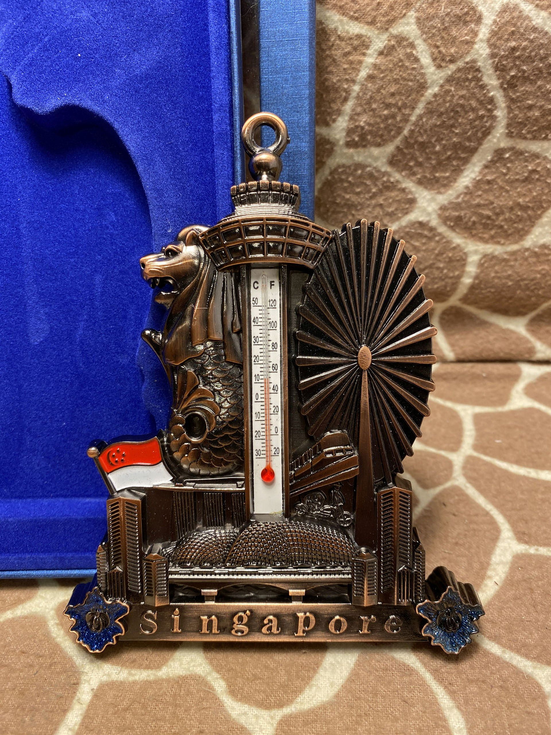 BNIB Singapore Decorative Wall Hanging Thermometer