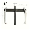 thumbnail image 1 of 1-Pack 4/6/8 Inch Two-Jaw Puller Bearing Release Lifter Bearing Removal Quick Disconnect Bushing Automotive Repair Tool ,Multi-Functional Use, 1 of 7