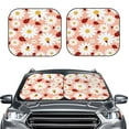 thumbnail image 2 of Naloa Daisy and Ladybug 2 Piece Foldable Car Sun Shades, Car Windshield Sunshade, Front Window Sunshade for Car, Truck, SUV - Large, 2 of 7