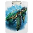 thumbnail image 1 of FMSHPON Ocean Turtle Clipboard Hardboard Wood Nursing Clip Board and Pull for Standard A4 Letter 13x9 inches, 1 of 7