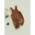 thumbnail image 3 of Bagilaanoe Toddler Baby Girl Boy Corduroy Jumpsuit Sleeveless Suspender Romper Overalls 1T 2T 3T 4T 5T Kids Long Pants Casual Outfits, 3 of 8