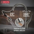 thumbnail image 7 of Delta Ophelia Pull-Down Kitchen Faucet - 19888Z-SP-DST - Spotshield Stainless, 7 of 7
