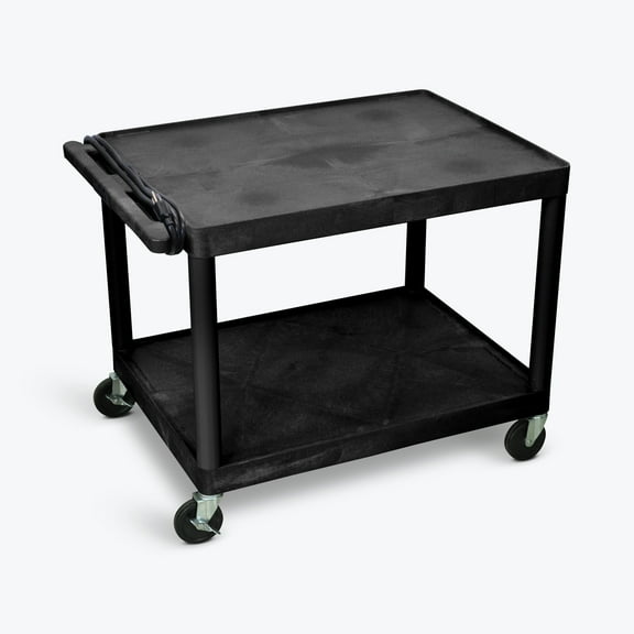 FSE 373-LP27E-B 27"H AV Cart - Two Shelves Electric