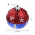 thumbnail image 2 of WEUVEB 12Ud Colgante Para Fiesta Con Bolas Patrióticas De Plástico Multicolor, 2 of 6