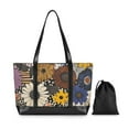 thumbnail image 7 of FORMRS Canvas Laptop Tote Bag for Women with 15.6" Computer Compartments Shoulder Handbag, Beige Flowers, 7 of 7