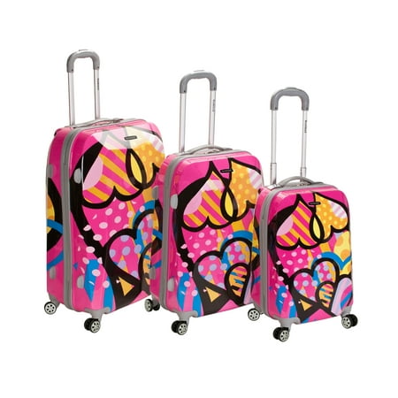 Rockland Luggage 3 Piece Vision Hardside Luggage Set F150