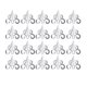 thumbnail image 1 of Decoración de la pared de patrón de anacardo Clear flexible Superficie lisa Autoadhesivo Decoración de dormitorio para el hogar Fondo Art Decoration Plata 20pcs kenally HA012185-00, 1 of 7