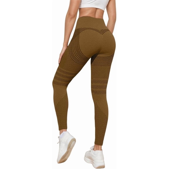 Anti Cellulite Leggings, 3D Compression High Waisted Butt Lifting Yoga Pants, Breathable Stretch Opaque Workout Tights with Tummy Control for Women