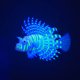 thumbnail image 4 of Worallymy luminoso pez león artificial silicona brillante falso pez león acuario paisaje decoración azul Worallymy JD735808339, 4 of 7