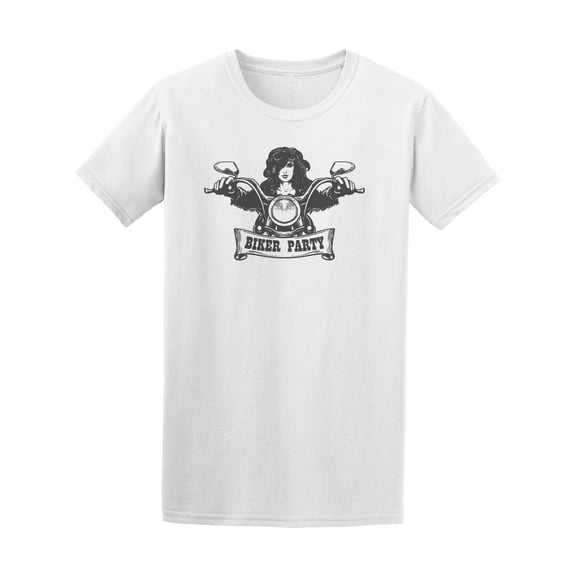 Girl Ride Motorcycle Biker Party Tee Men's - Men T-Shirt, Small