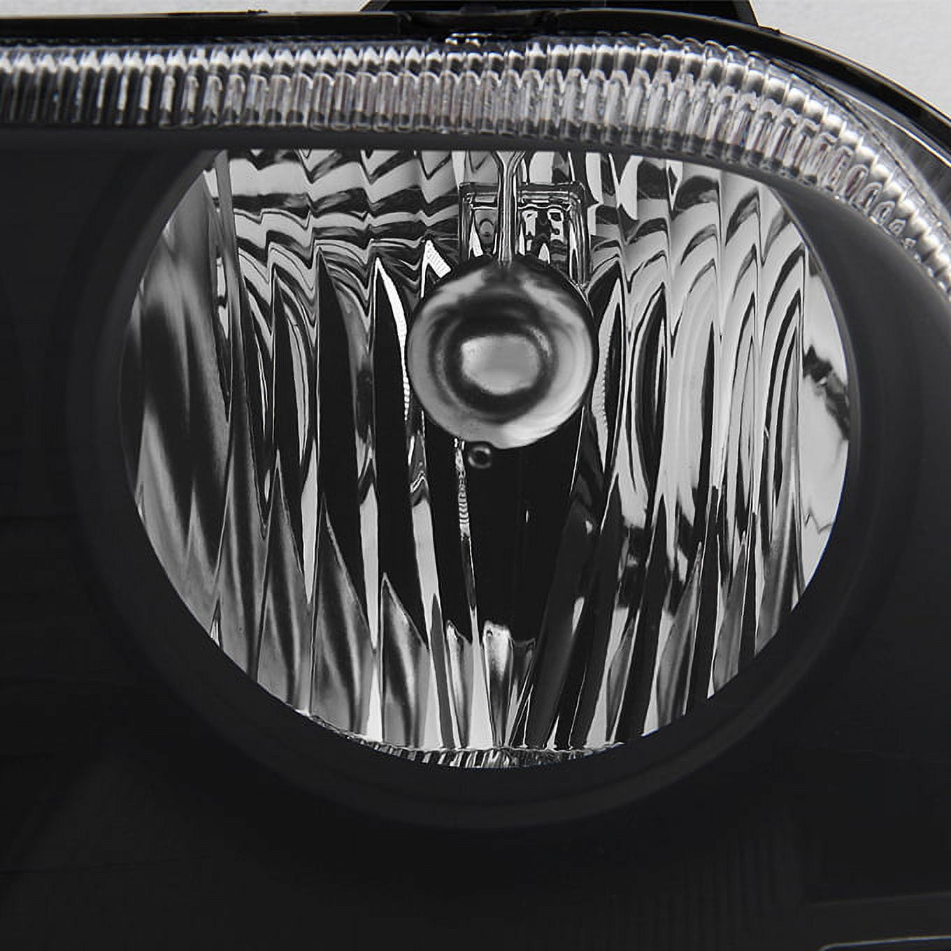 AKKON - For Chrysler 300 OE Replacement Black Halogen Type Headlights Driver/Passenger Head Lamps Pair New