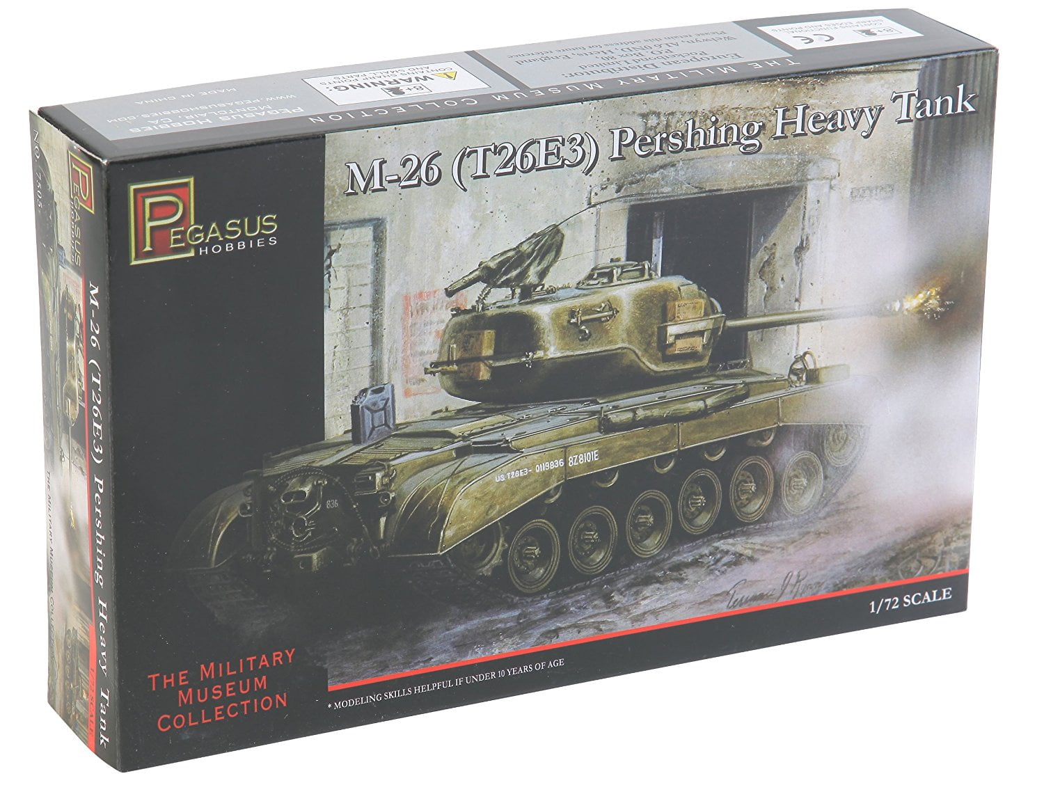 M26 (T26E3) Pershing Heavy Tank WWII 172 Pegasus by, This plastic