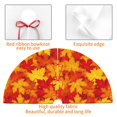 thumbnail image 4 of Sikiie Vintage maple leaves autumn 30-48 inches {designName} Print Christmas Tree Skirt Snowman Xmas Tree Skirt with Edge Christmas Decorations for Holiday Party-36", 4 of 7