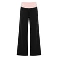 thumbnail image 6 of Lmueinov Womens Color Block Yoga Pants with Pockets High Waisted Soft Flowy Trousers Full Length Loungewear Pants For Women Daily Workout, 6 of 6