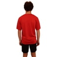 thumbnail image 4 of Reebok - Camiseta básica de resistencia para hombre, color rojo, pequeña, 4 of 5