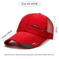 thumbnail image 2 of 10cm Big Brim Baseball Hat Women Men Letter Print Fishing Cap Outdoor Sport Golf Cap Quick Dry Trucker Cap Summer Sun Hat, 2 of 6