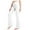White, variant on Rotm Girls Flare Leggings Girls Flare Leggings Kids Bell Bottom High Waisted Dance Yoga Pants Activewear Dark Green,9-10 Years