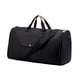 thumbnail image 3 of Bolsa de lona, ​​bolsa de viaje, bolsa de ropa Convertible para llevar, correa ajustable, bolso grande de hombro impermeable, bolsa de traje portátil Negro, 3 of 8