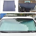 thumbnail image 2 of Parasol retráctil automático con protección UV Nuevo parasol para parabrisas, parabrisas súper retráctil Parasol para ventanas, parasol para ventanas delanteras de todos los automóviles (65 cm/25, 2 of 5
