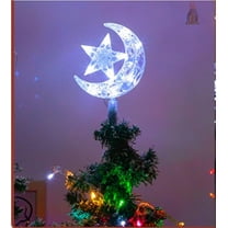 Christmas Tree Topper, XGFHYJEH Christmas Tree Star with Led Light, Tree Topper for Indoor Outdoor Decoration, Unique Luxury Christmas Tree Toppers 2025