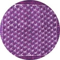 thumbnail image 1 of Ahgly Company Indoor Round Persian Purple Traditional Area Rugs, 7' Round, 1 of 4