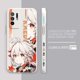thumbnail image 3 of Case For OPPO A52 A54 A55 A57 A59 A93 A83 A92S A93S 4G 5G A16 Colour Simple Liquid Silicone Case Best Genshin impact, 3 of 5