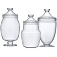 thumbnail image 4 of Tarros acrílicos Amazing Abby Keep Apothecary Jars (juego de 3 piezas), 4 of 6