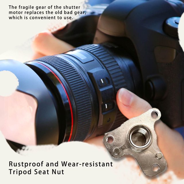 stanreset Screw Hole Threaded Rustproof Wear-resistant Quick Mounting Plate Screw Waterproof Reusable Bottom Nuts Camera Accessories