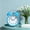 Blue BU 1 Pack, variant on AuroraX Loud Twin Bell Clock Heavy Sleepers Alarm Clock Night Light Metal Case Easy Read Compact Size Vintage Battery Operated Clock Black