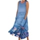 thumbnail image 1 of Vestido de Verano para las Mujeres sin Mangas Lino-Look Impreso Maxi, Suelto Fluido Y Vestido Sexy de Moda para las Mujeres, 1 of 5