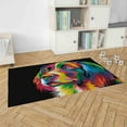 thumbnail image 2 of Salon Rugs, Dog Illustration Rugs, Colorful Rug, Animal Rugs, Abstract Dog Rugs, Accent Rugs, Area Rugs, Small Rug, Office Decor Rugs, 2.6'x6.5' - 80x200 cm, 2 of 8