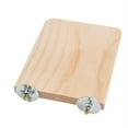 thumbnail image 4 of Chinchilla Hamster Springboard Squirrel Parrot Bird Standing Platform Wooden Pet Toy, 4 of 8