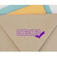 thumbnail image 2 of CHECKED Self Inking Rubber Stamp Custom Colop Office Stationary P20 Mini Stamper, 2 of 2
