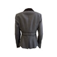 thumbnail image 3 of CARACTERE Women's Tweed Long Sleeve Wool Blazer 8 Grey, 3 of 3